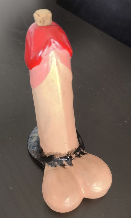 Falo das Caldas vintage em cerâmica