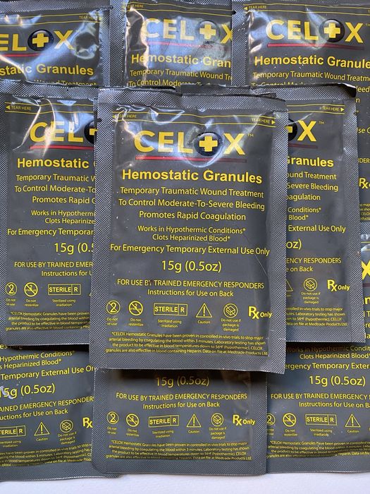 CELOX Hemostatic Granules, Celox Rapid, Combat Gauze, H*vent, HyFin