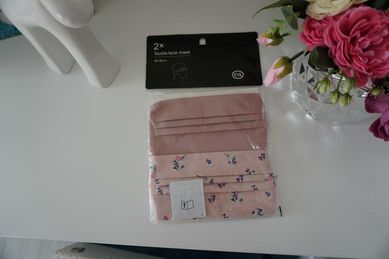 2-pack Nowe maseczki bawełniane~ C&A