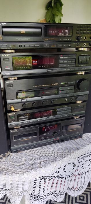 Wieża Sony LBT V702 + kolumny