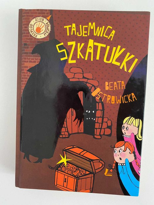 Książka przygodowa "Tajemnica szkatułki "B.Ostrowicka, twarda oprawa