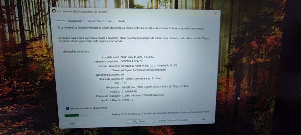 Portátil HP Gaming: i5-9300H + 16GB RAM + Nvidia 1650 4GB VRAM