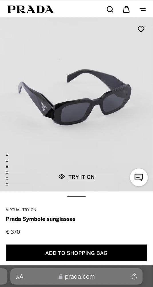 Prada Symbole sunglasses (originais)