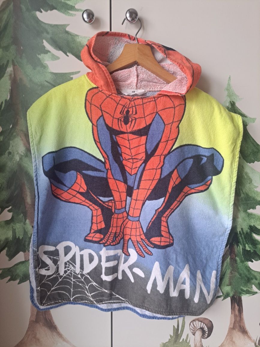 Ponczo ręcznik H&M spiderman 58 x 66