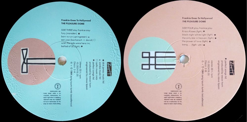 Frankie Goes To Hollywood	- - - - -	Welcome To The . . .  - - 	2 X LP