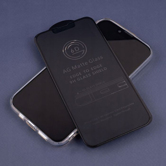 Szkło Hartowane 6D Matowe Do Samsung Galaxy S24 Czarna Ramka