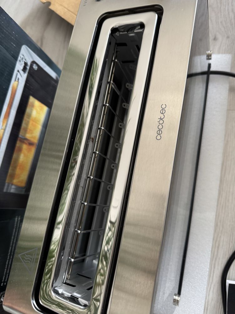 Toster Cecotec Vision Toast srebrny/szary 1260 W