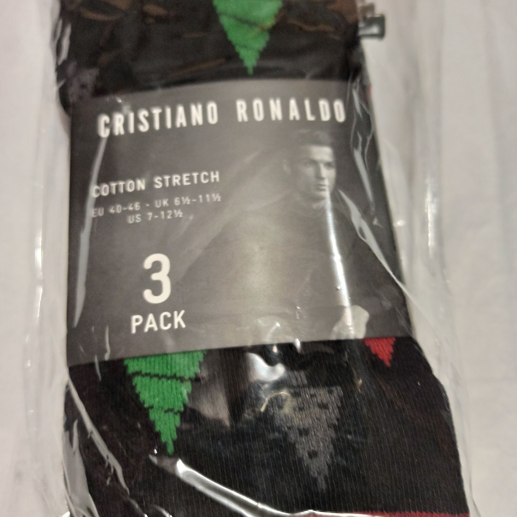 Męskie skarpety świąteczne Cristiano Ronaldo