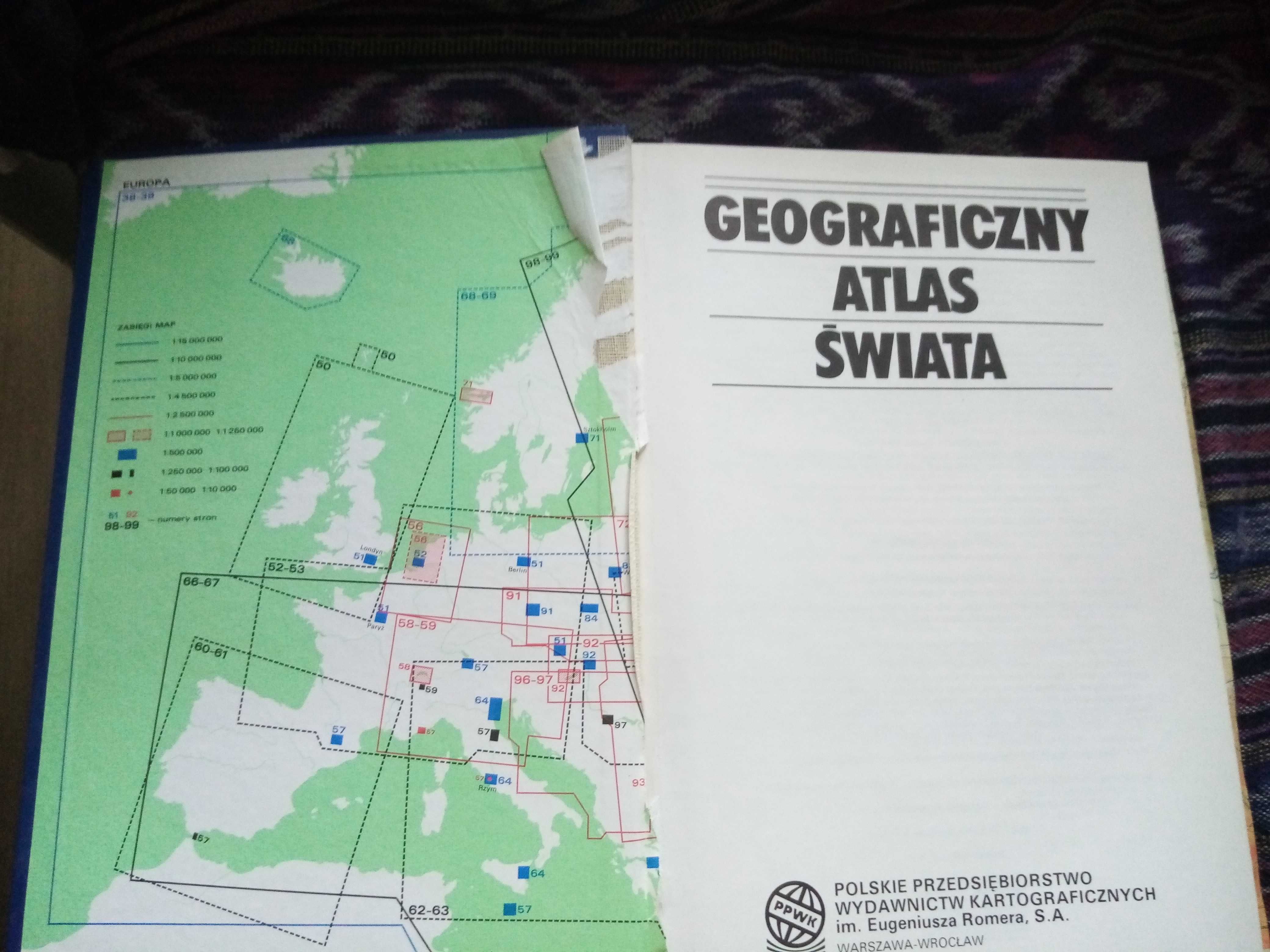 atlas geograficzny wielki, gospodarczy
