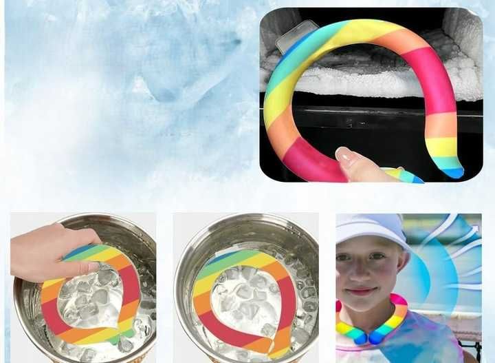 Opaska Chłodząca Na Szyję Bez Baterii, Bez Ładowania