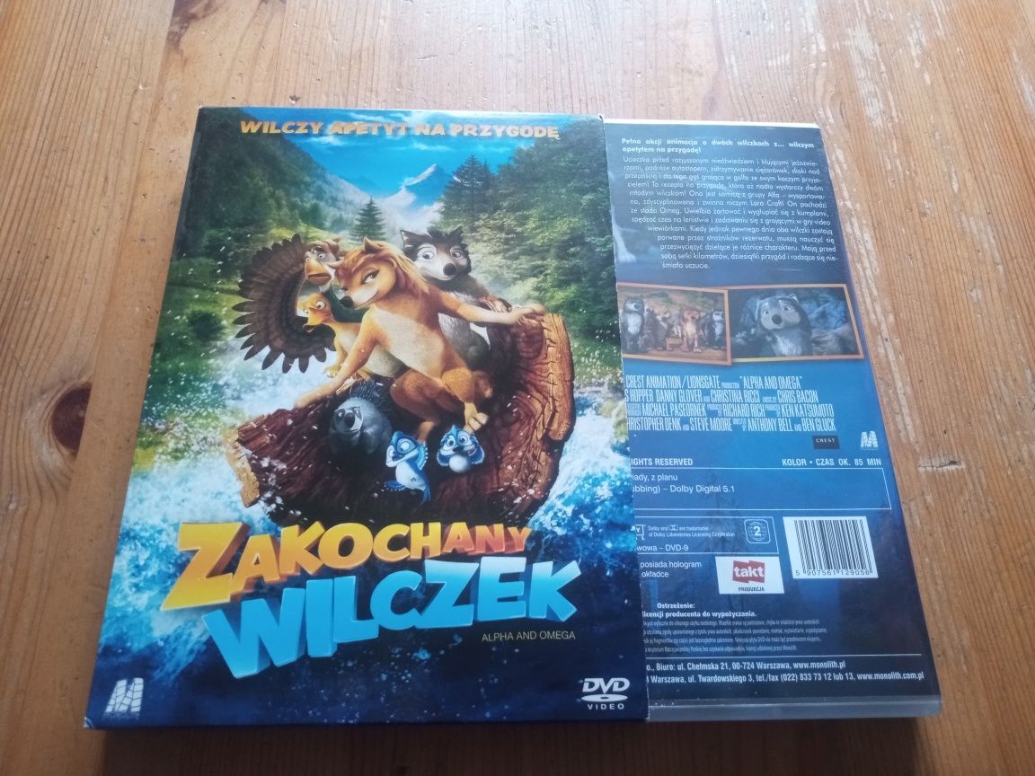 Gdzie jest Nemo, Zakochany Wilczek 2 filmy DVD dla dzieci