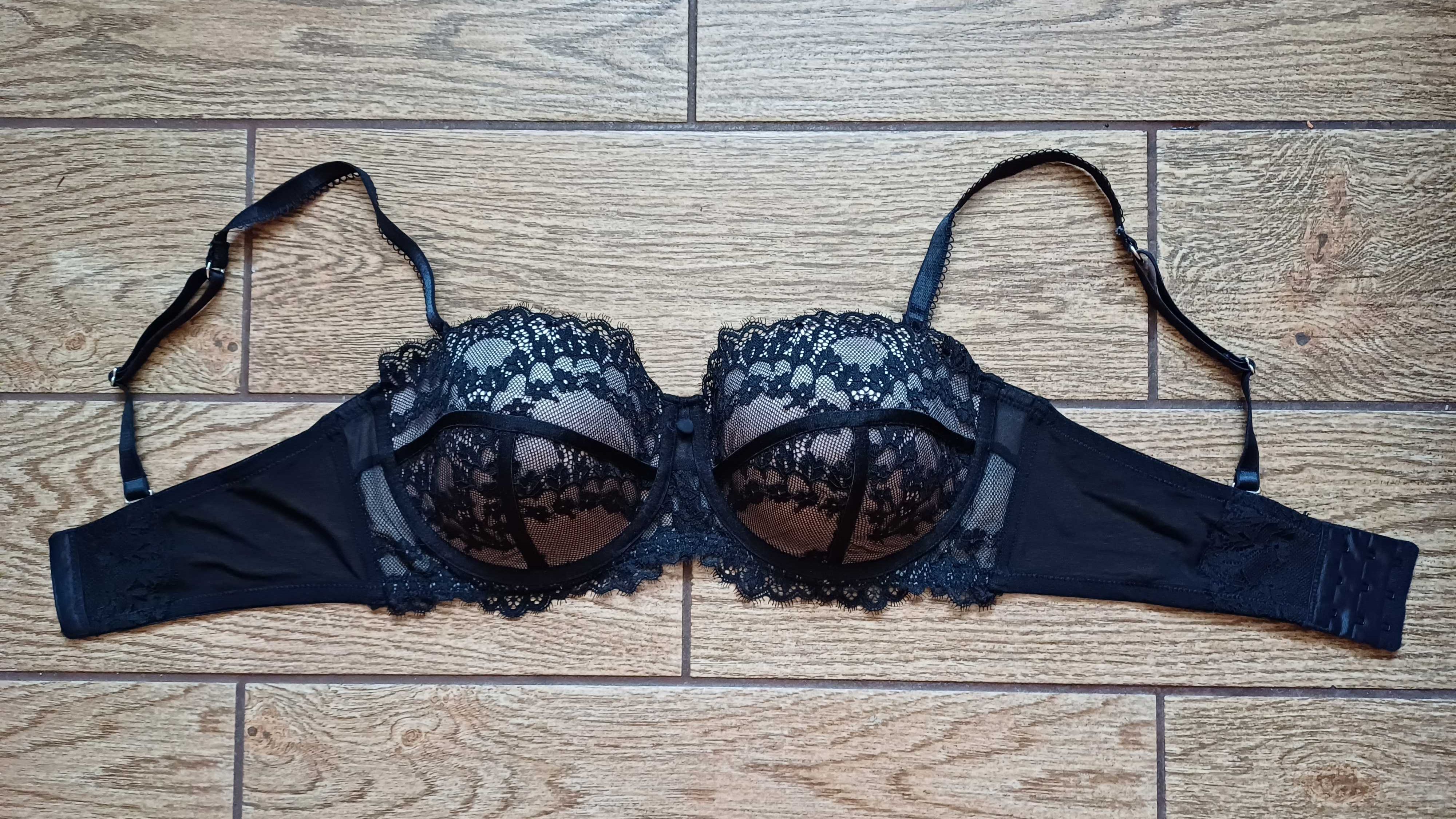 Zestaw 2 biustonoszy HUNKEMÖLLER r. 85 C# czarny+ biały