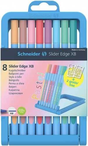 Długopis Slider Edge Pastel XB w etui 8 kolorów