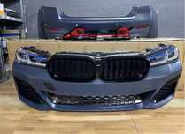 Бампер Обвес рестайлинг BMW G30 LCI м пакет бмв г фары ноздри жалюзи