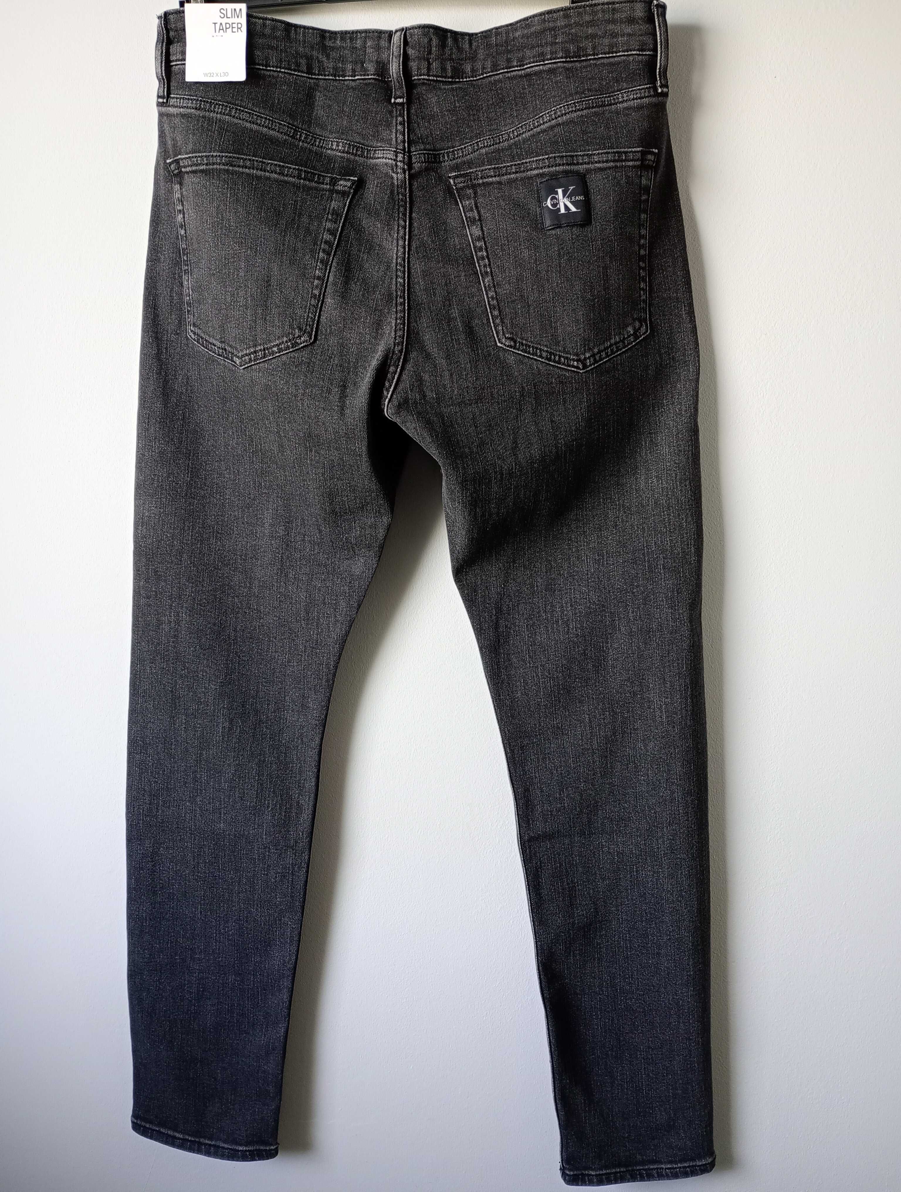 Nowe dżinsy Calvin Klein Jeans czarne