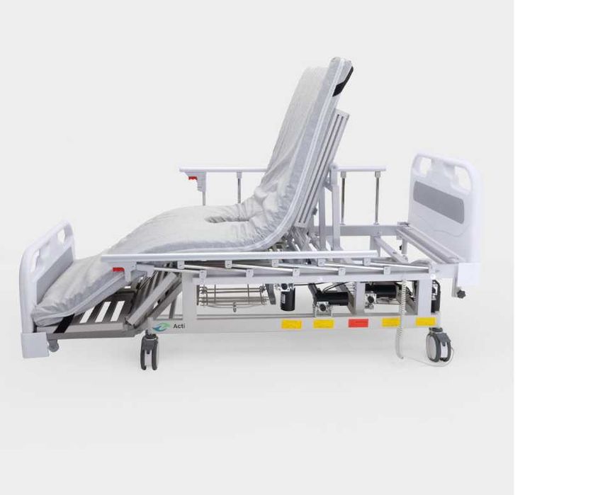 Łóżko Szpitalne Rehabilitacyjne Elektryczne Na Kółkach Pilot Wysięgnik