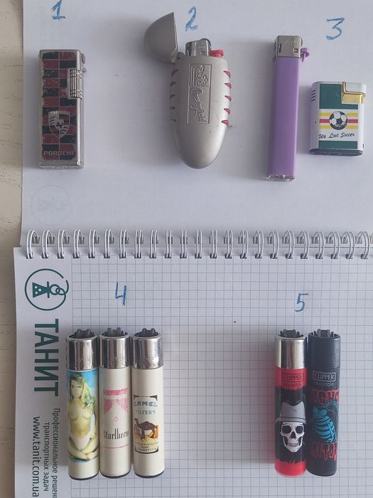 Зажигалки газовые Запальнички Гасові