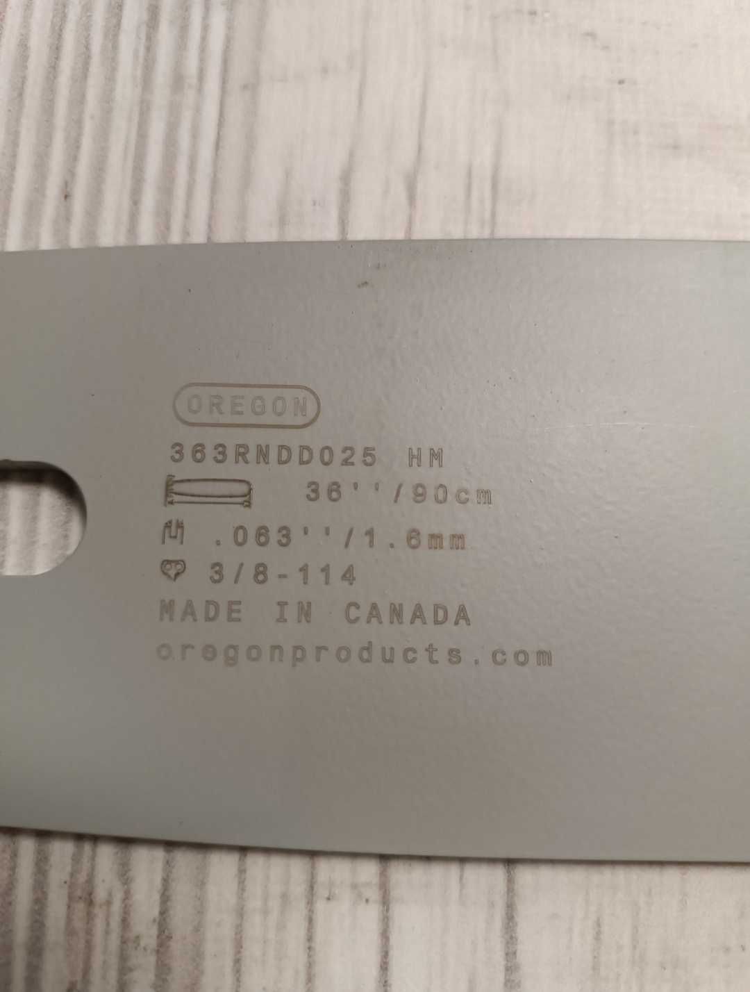 Oregon 363RNDD025 90 см 3/8", 1.6 мм шина
