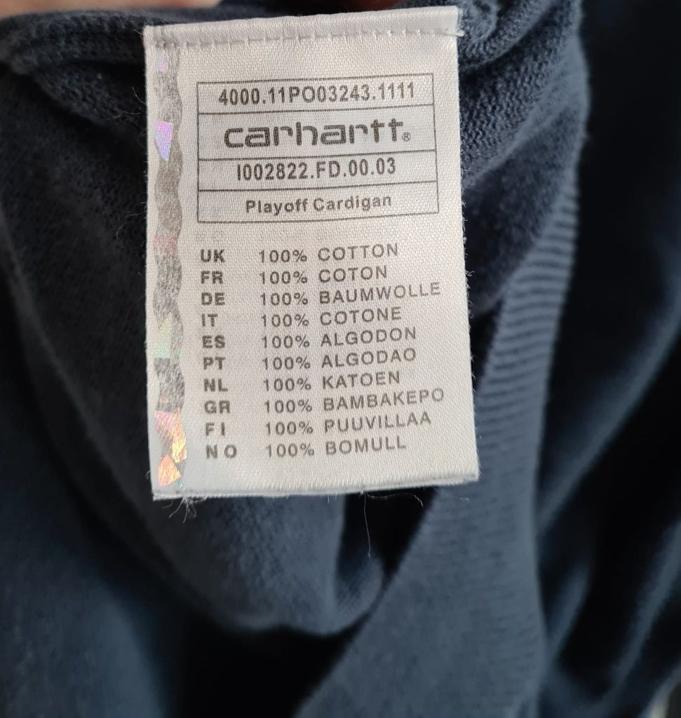 Carhartt męski sweter rozpinany M kardigan USA