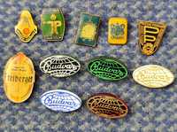 11 odznak Browary piwo birofilistyka zestaw
