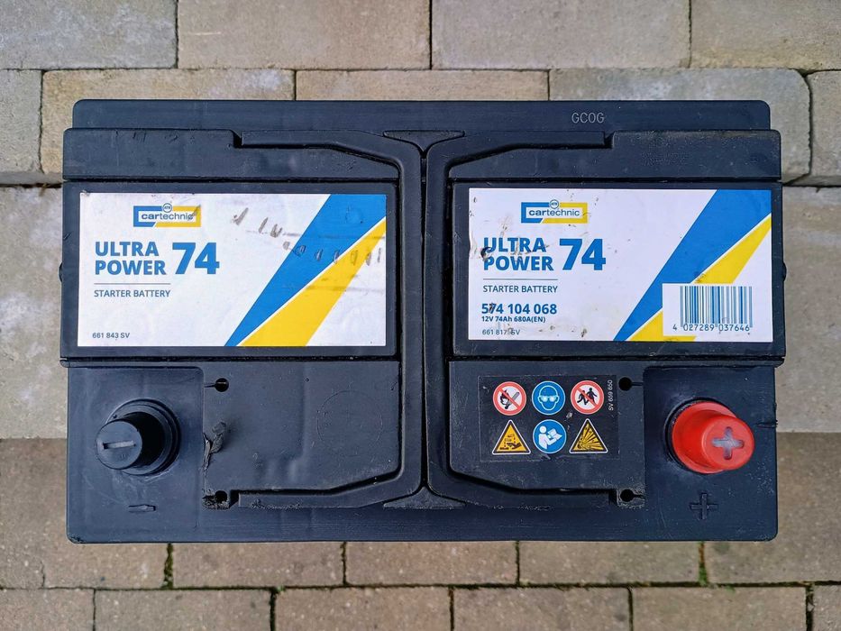 Akumulator ULTRA POWER 74Ah 680A (EN) - 12V