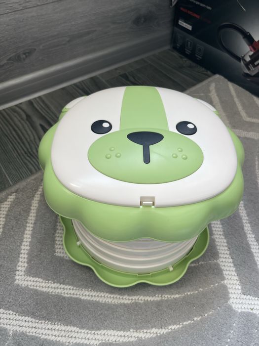 Дорожній складаний горщик новий+чохол та рулон пакетів