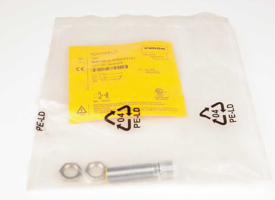NOWY Orginalny czujnik indukcyjny Bi4U-M12-AP6X-H1141 turck Sensor