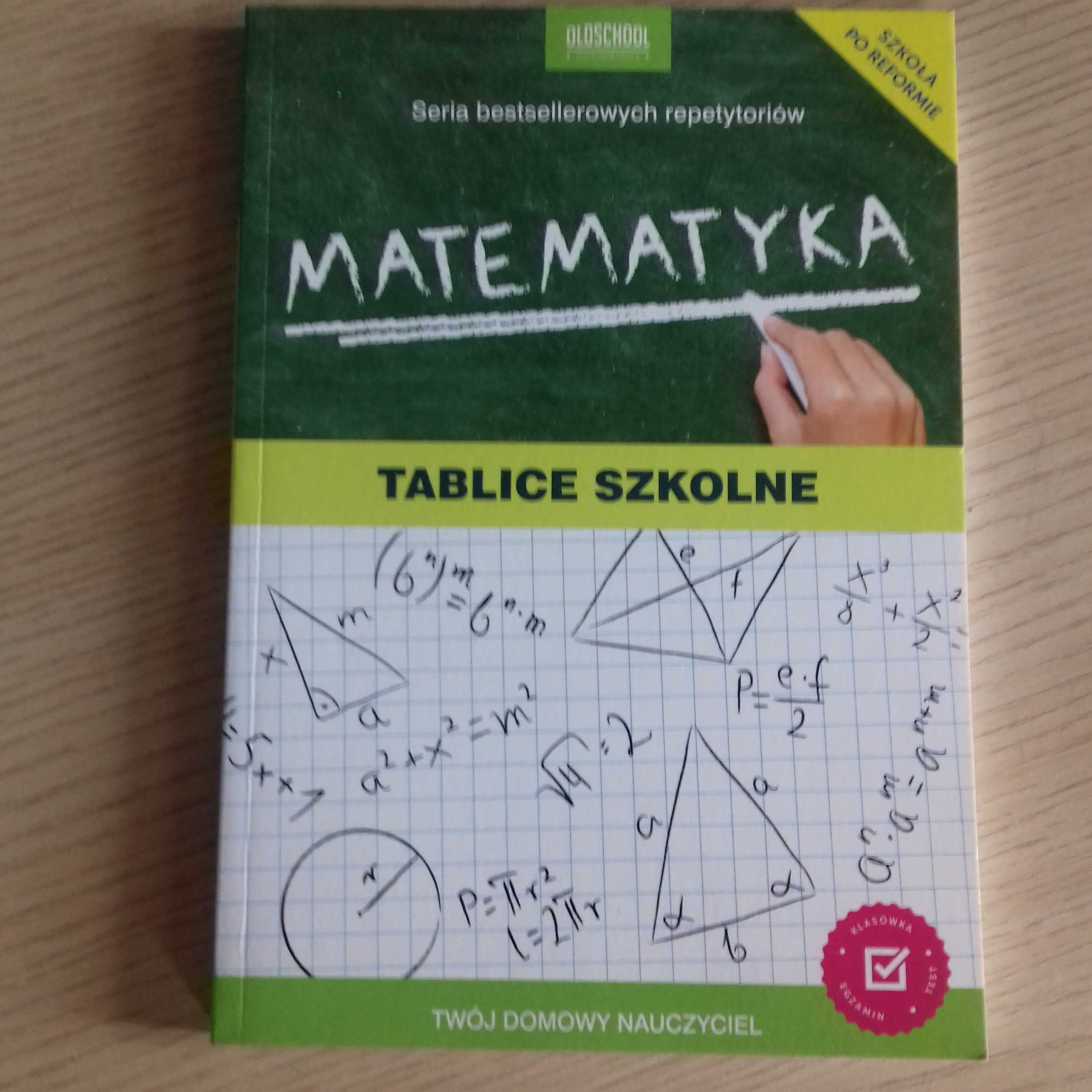 Tablice szkolne matematyka szkola po reformie