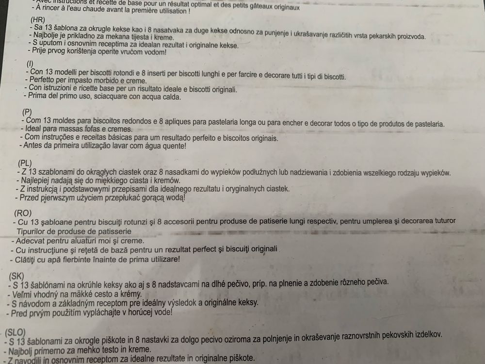 Zestaw do zdobienia ciast