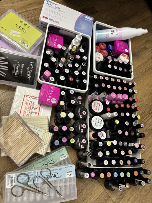 Набір для манікюру 135 шт, Гель лак для манікюра,нарощування нігтів