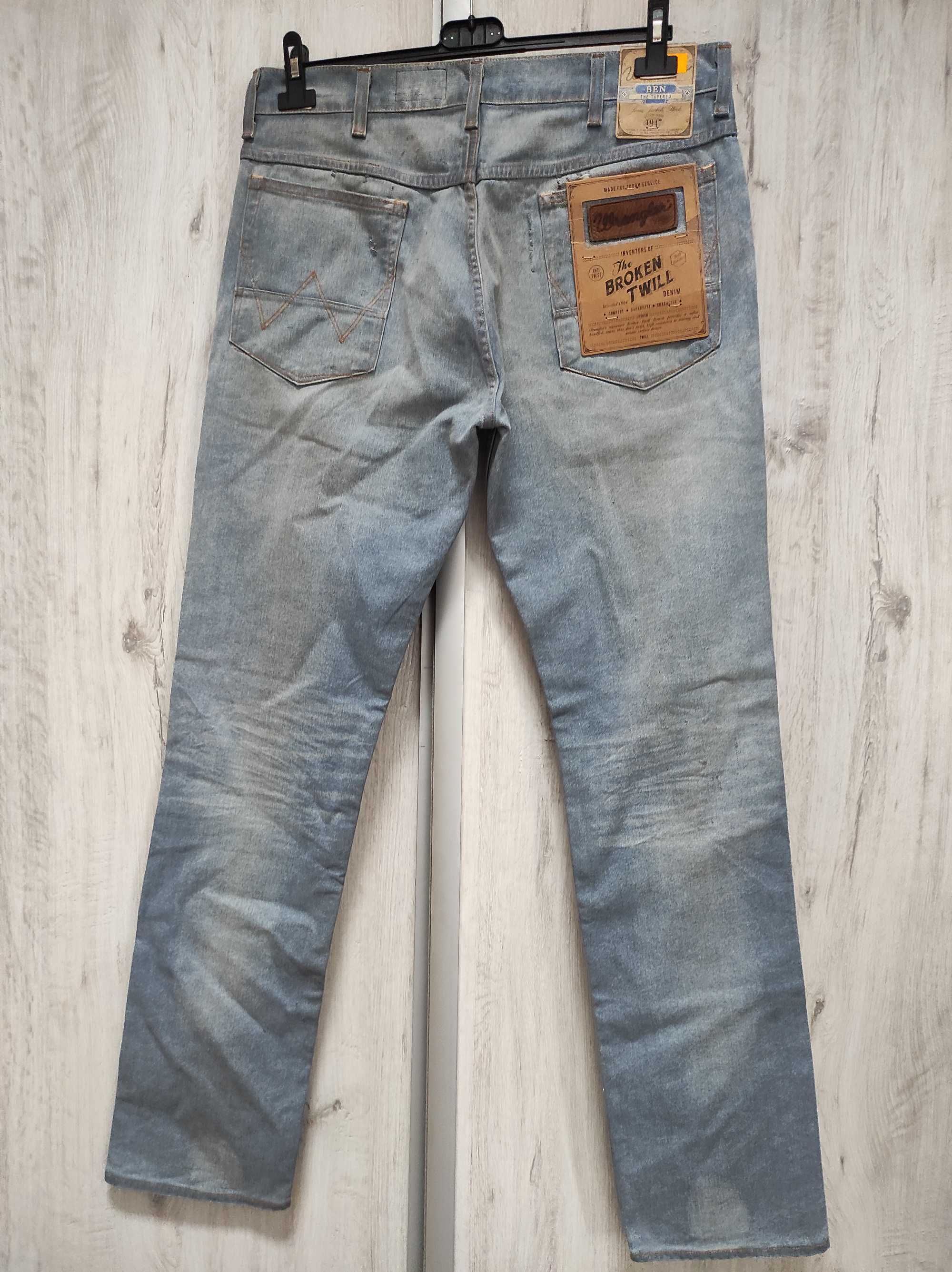 Spodnie Męskie Dżinsowe Jeansowe WRANGLER BEN Rozmiar W32 L34