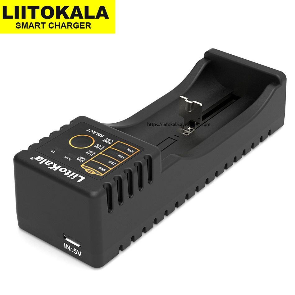 Зарядний пристрій LiitoKala Lii-100B 18650-26650 AA AAA
