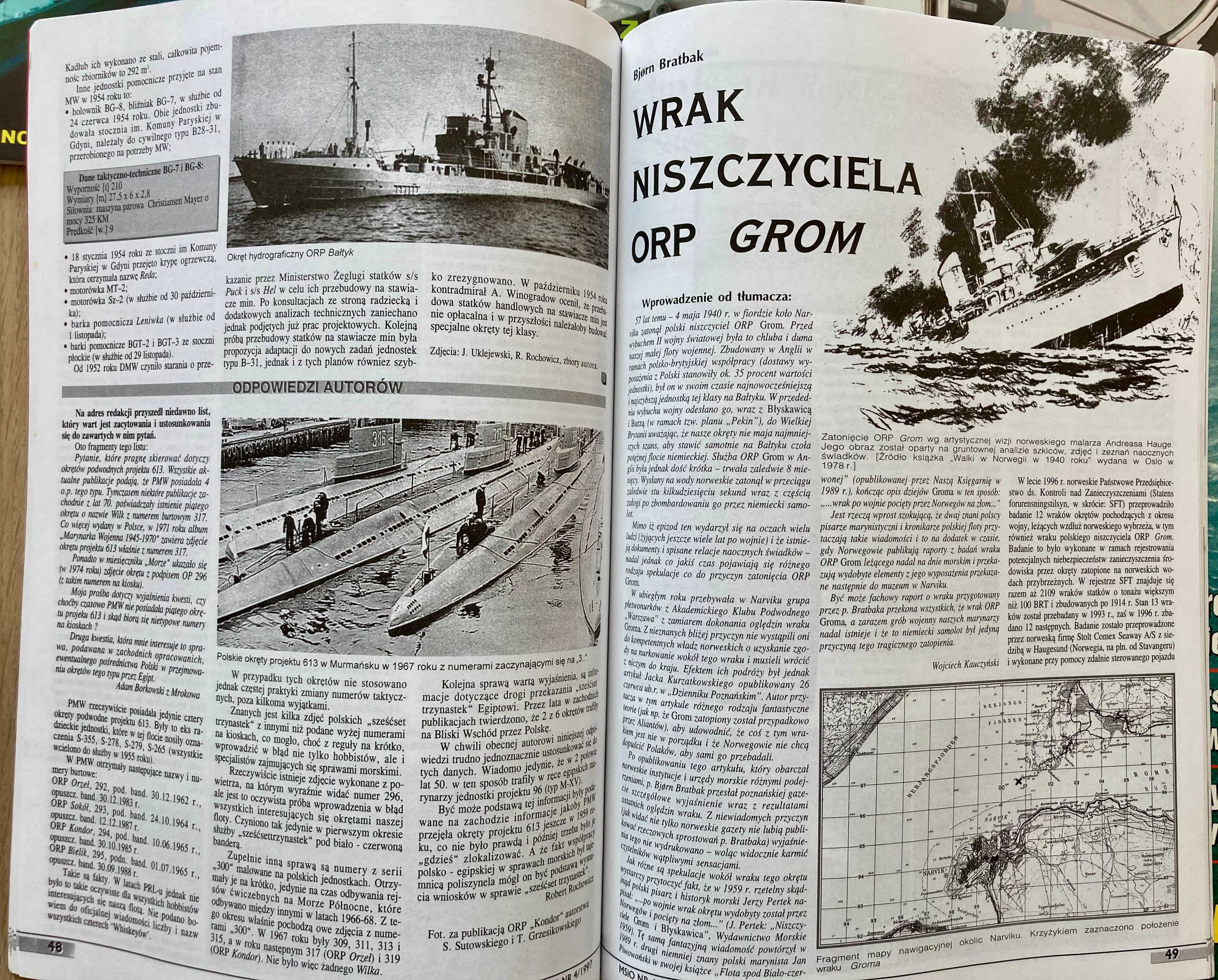 Czasopismo Morze. Morza , statki i okręty
