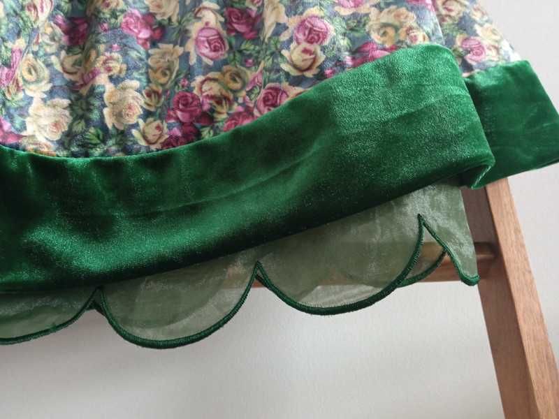 Ochirly 164 spódniczka z weluru i tiulu