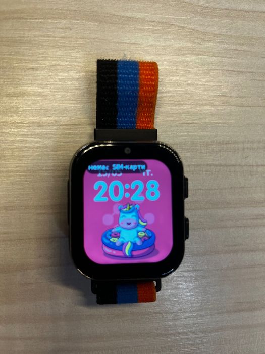 Дитячий смарт годинник-телефон Gelius GP-PK008 з GPS/4G Black