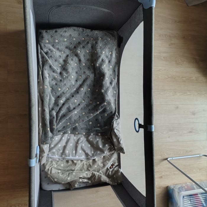 rickokids składane łóżeczko turystyczne plus wyposażenie