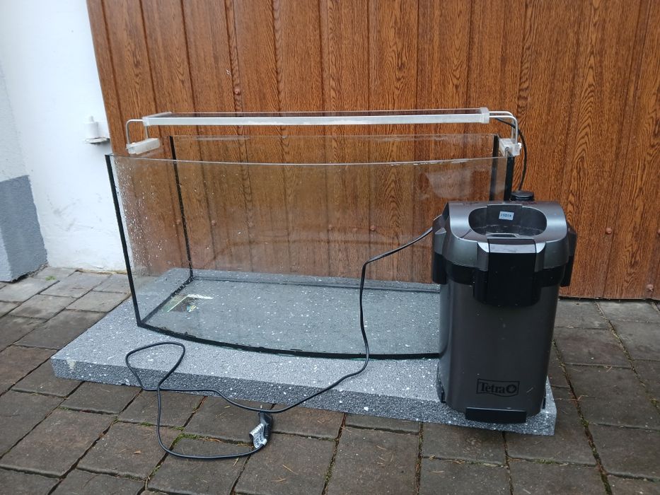 Akwarium 112L z wyposażeniem