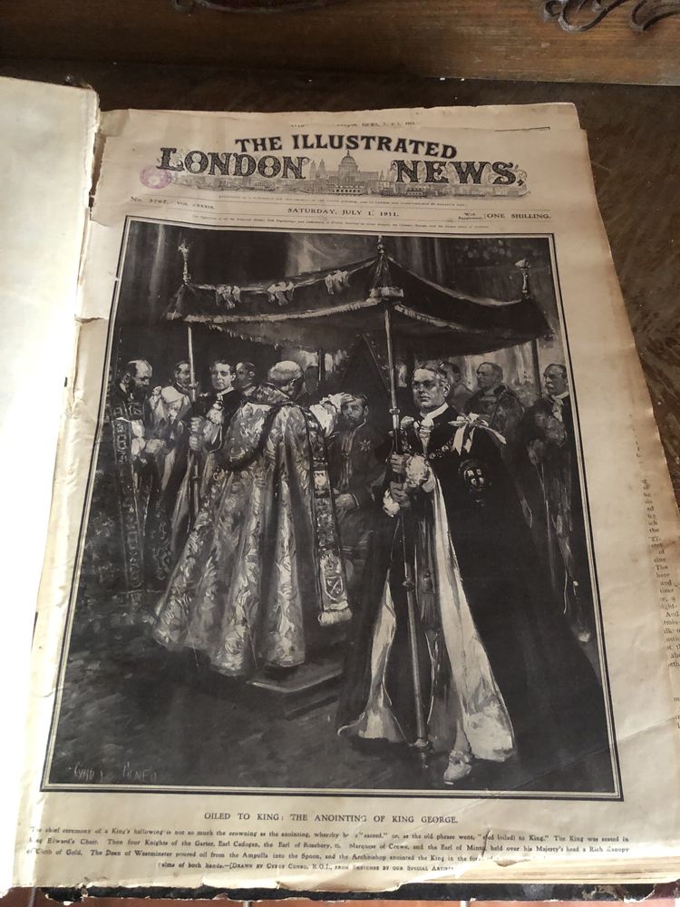 Livro illusteatred Londres  news 1911 London