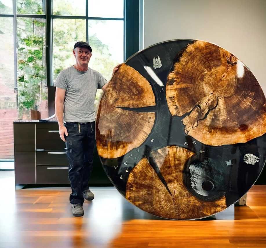 Mesas de Epoxy: Arte, Elegância e Exclusividade no Seu Espaço!