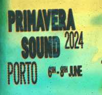 Bilhete primavera Sound Porto dia 7 junho