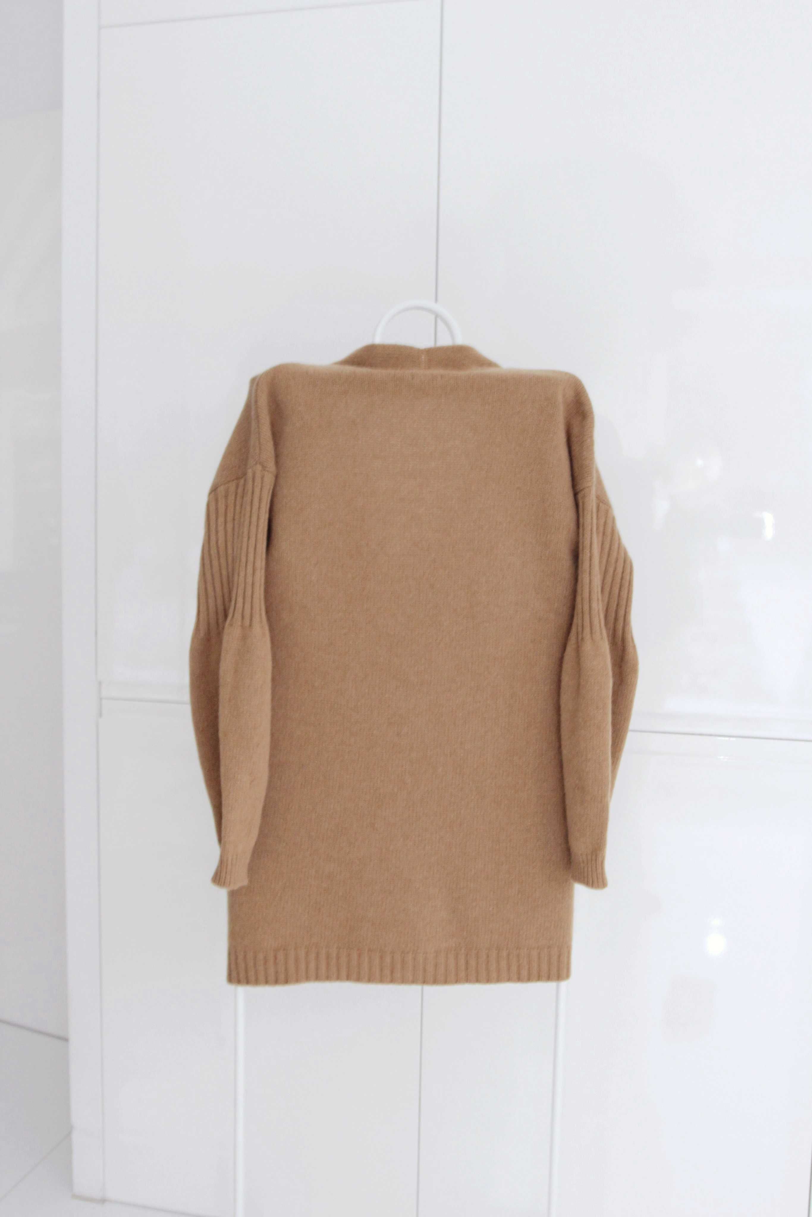 Massimo Dutti 30%alpaca 48%wełna bez wad S