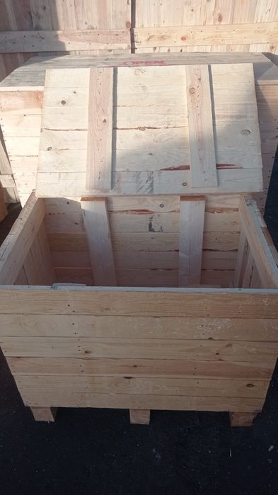 Skrzynie transportowe drewniane