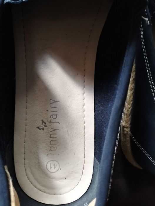 Granatowe espadryle damskie Jenny Fairy, r. 41