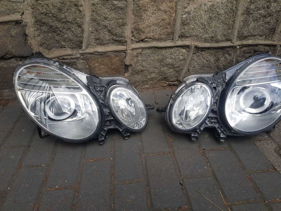przednia lampa mercedes 211 lift bi xenon eu lampa w211