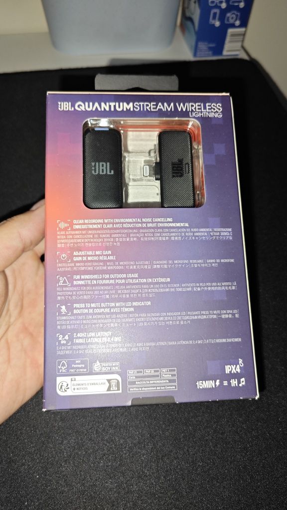 Mikrofon JBL Quantum Stream Wireless Lightning