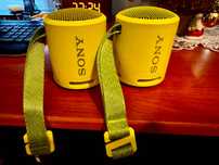 Sony SRSXB13 lemonkowo żółte 2 sztuki
