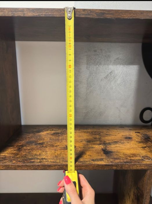 Regał drewniany ciemny