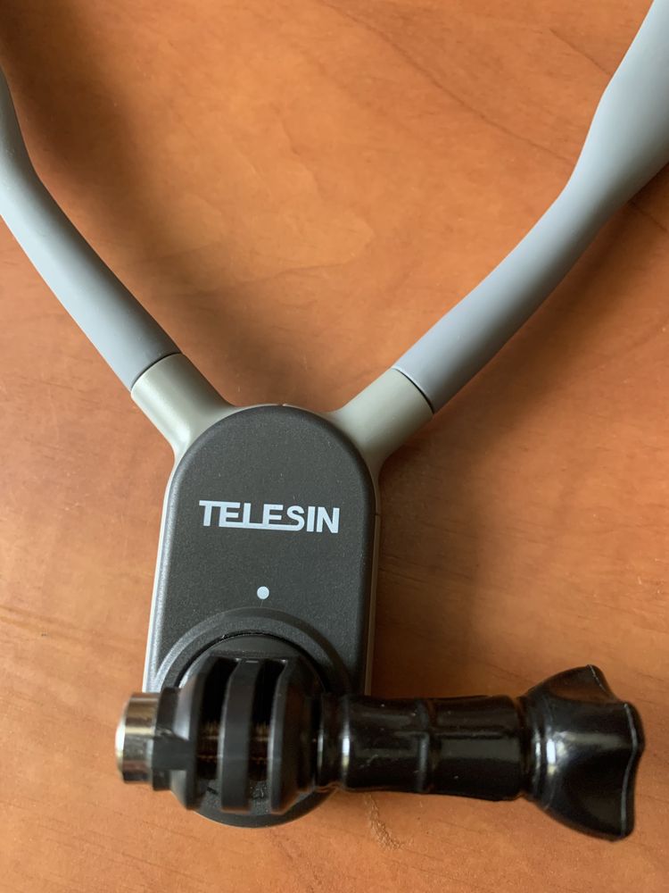 Uchwyt na kamerę sportową DJI GoPro Telesin na szyję.