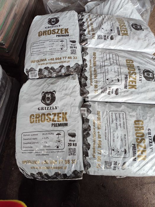 Groszek  węgiel  groszek Grizzly  Wałcz Mirosławiec Człopa Czaplinek