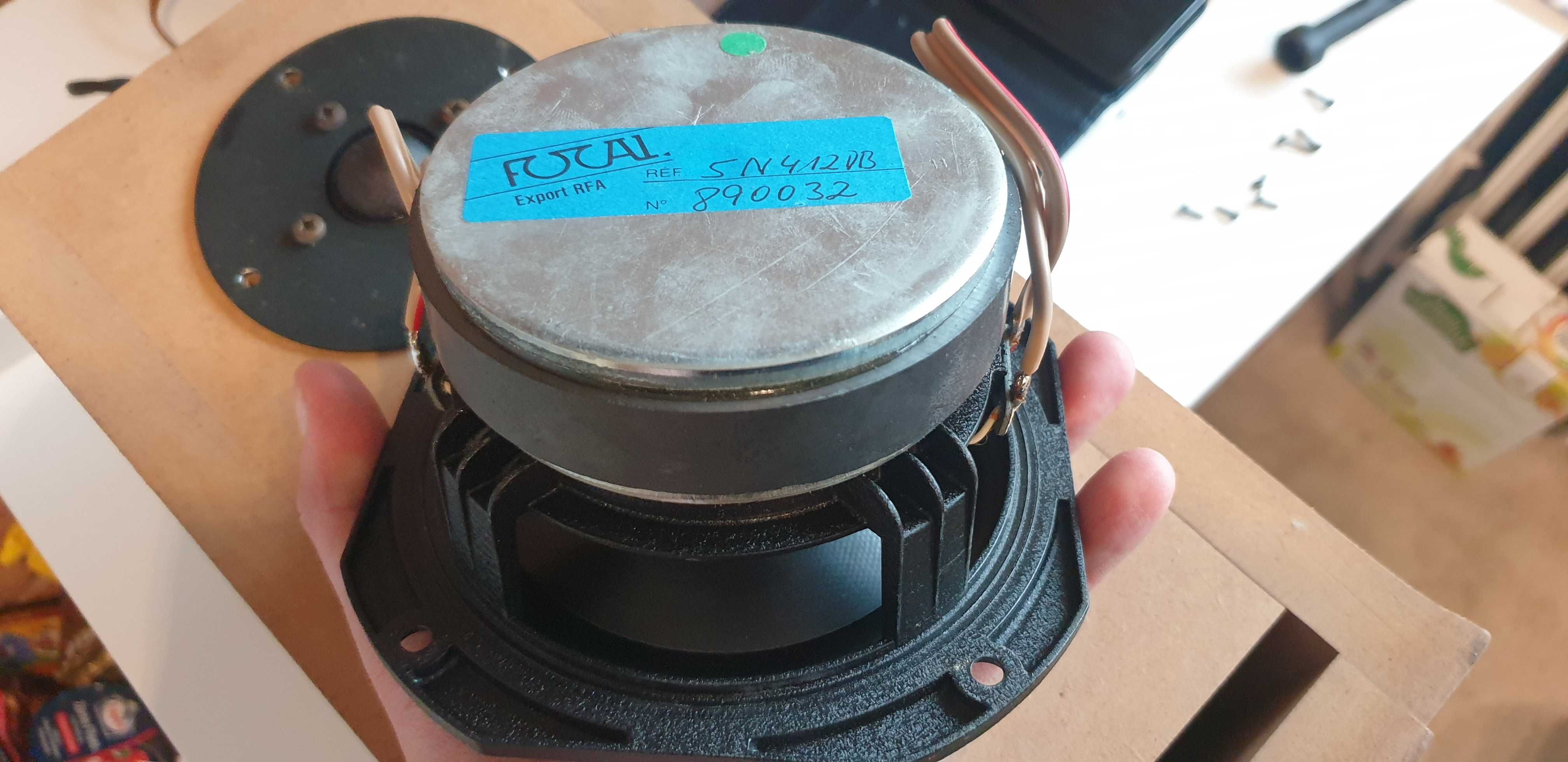 Focal 5 N 414 DB, Audax Polydax DTW-100-T25F, kontrukcja DIY